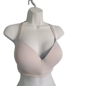 Soma Bra Women's 38DD Nude Convertible to Racerback Full Coverage Wireless Comf
